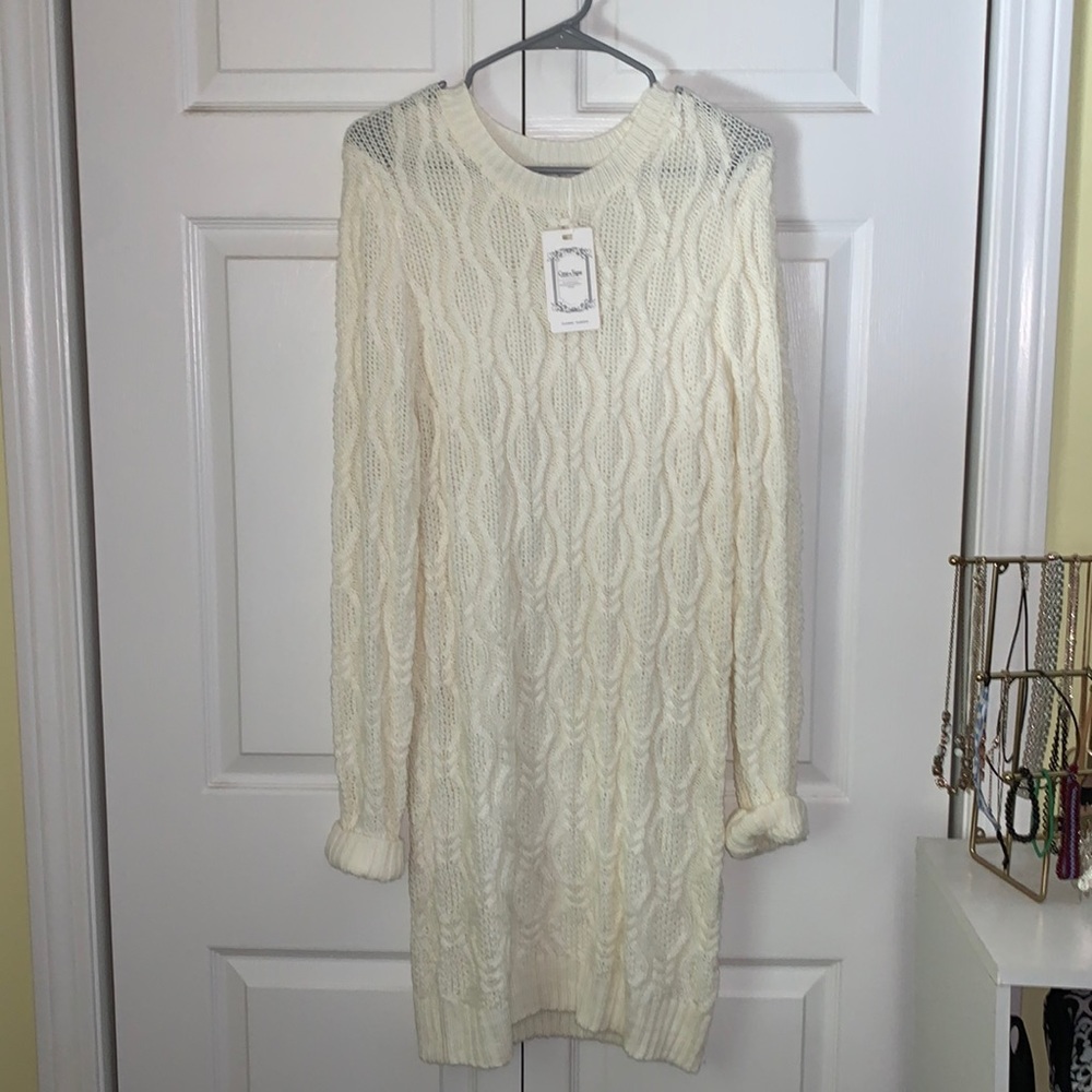 Cœur De Vague Bodycon sweater dress